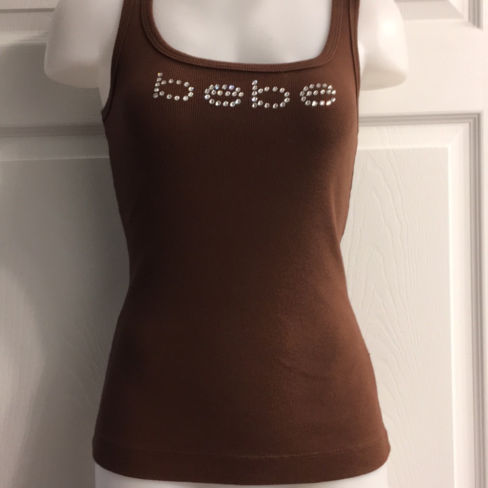 Sparkly ‘bebe’ tank top